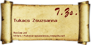 Tukacs Zsuzsanna névjegykártya
